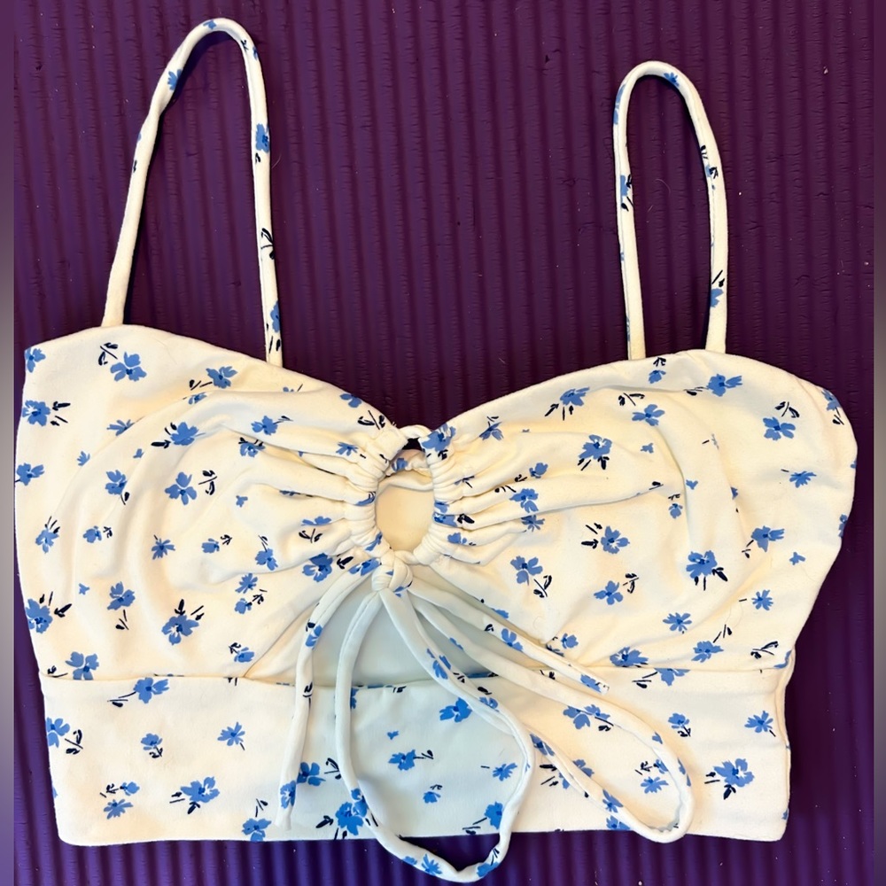 Floral crop top